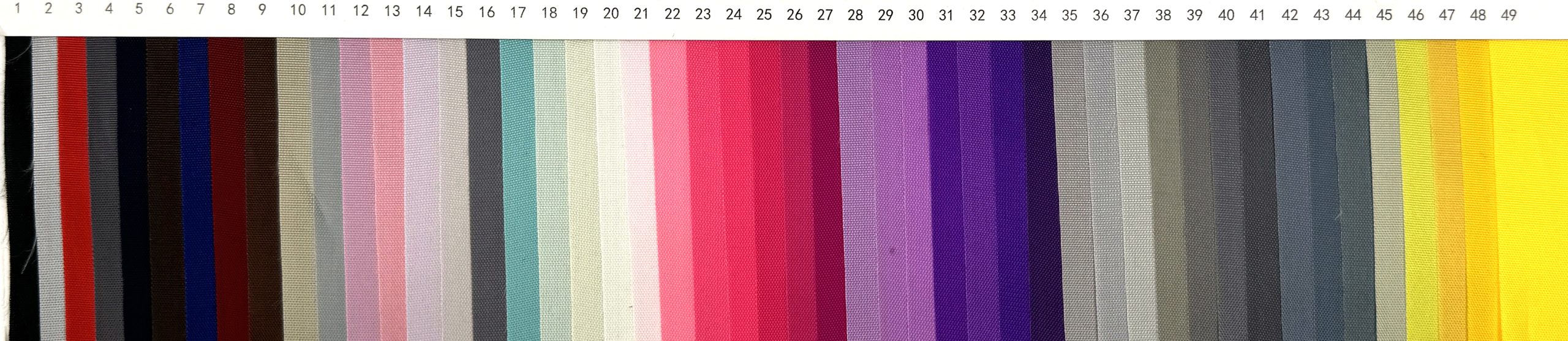 RPET lining color reference for custom bag projects