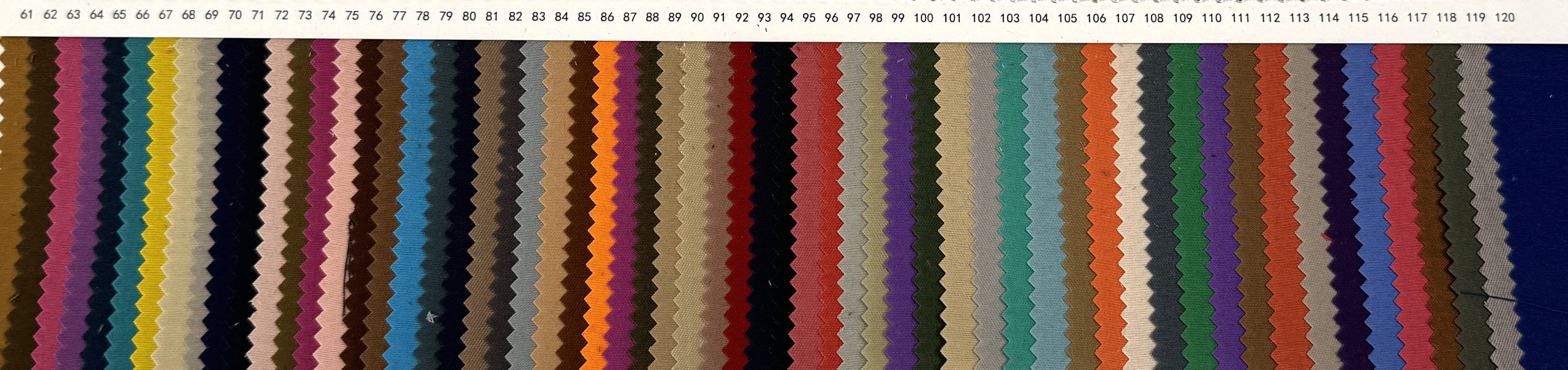 polyester cotton lining color options for bag manufacturing