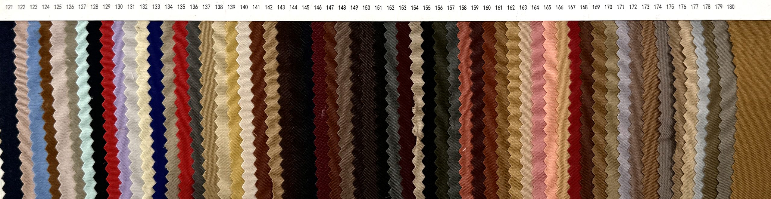 material and lining swatches for custom bag development