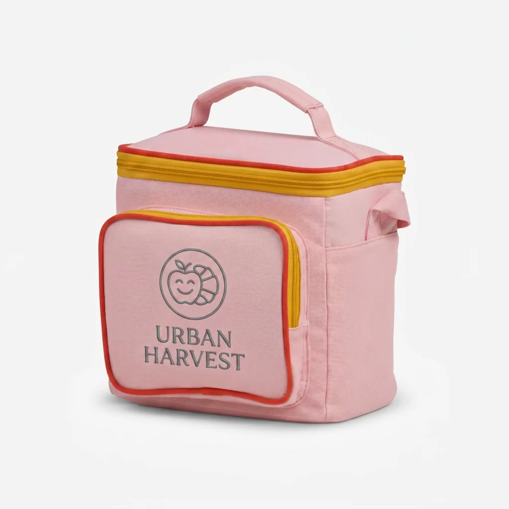 zippered cooler tote product reference view 2