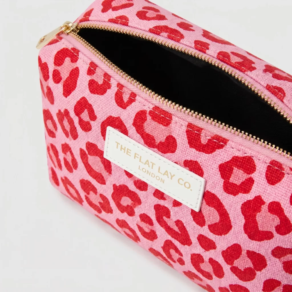 zippered cosmetic pouch product reference view 2