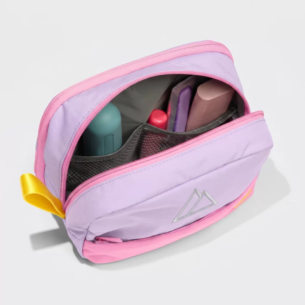 compact travel toiletry bag product reference view 2