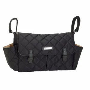 Custom Quilted Nylon Stroller Organizer Diaper Bag with Side Pockets