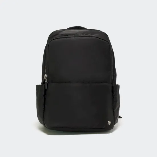 Multi-Pocket Custom Nylon Unisex School Backpack for Subway Travel