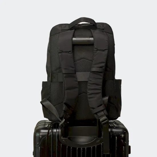Multi-Pocket Custom Nylon Unisex School Backpack for Subway Travel