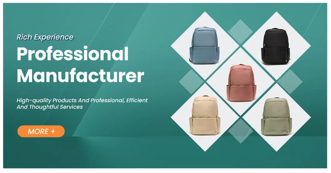 Stable Center of Gravity Customizable Nylon School Backpack for Hiking