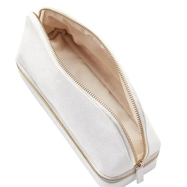 Custom PU Travel Jewelry Case with Mirror and Ring Organizer