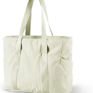 Custom Yoga Tote Bag with Mat Strap and Bottle Pocket
