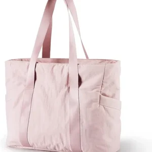 Custom Yoga Tote Bag with Mat Strap and Bottle Pocket