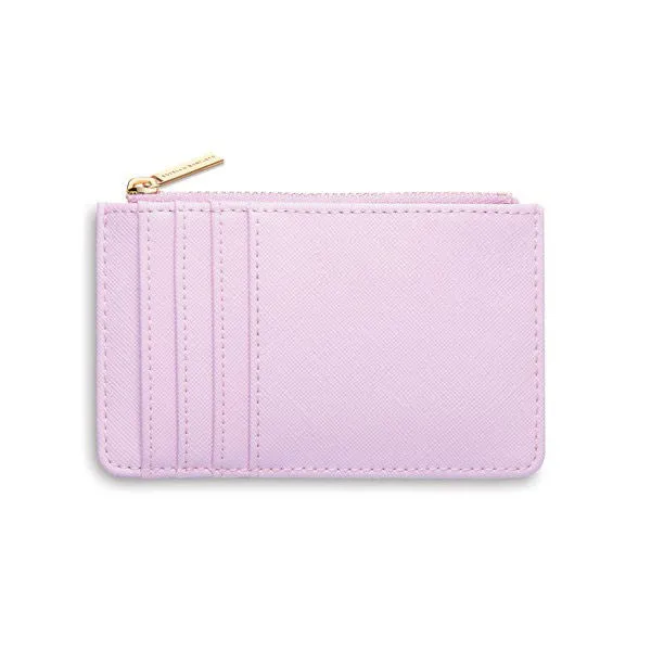 Custom PU Card Holder Coin Purse with Four Slots and Zipper