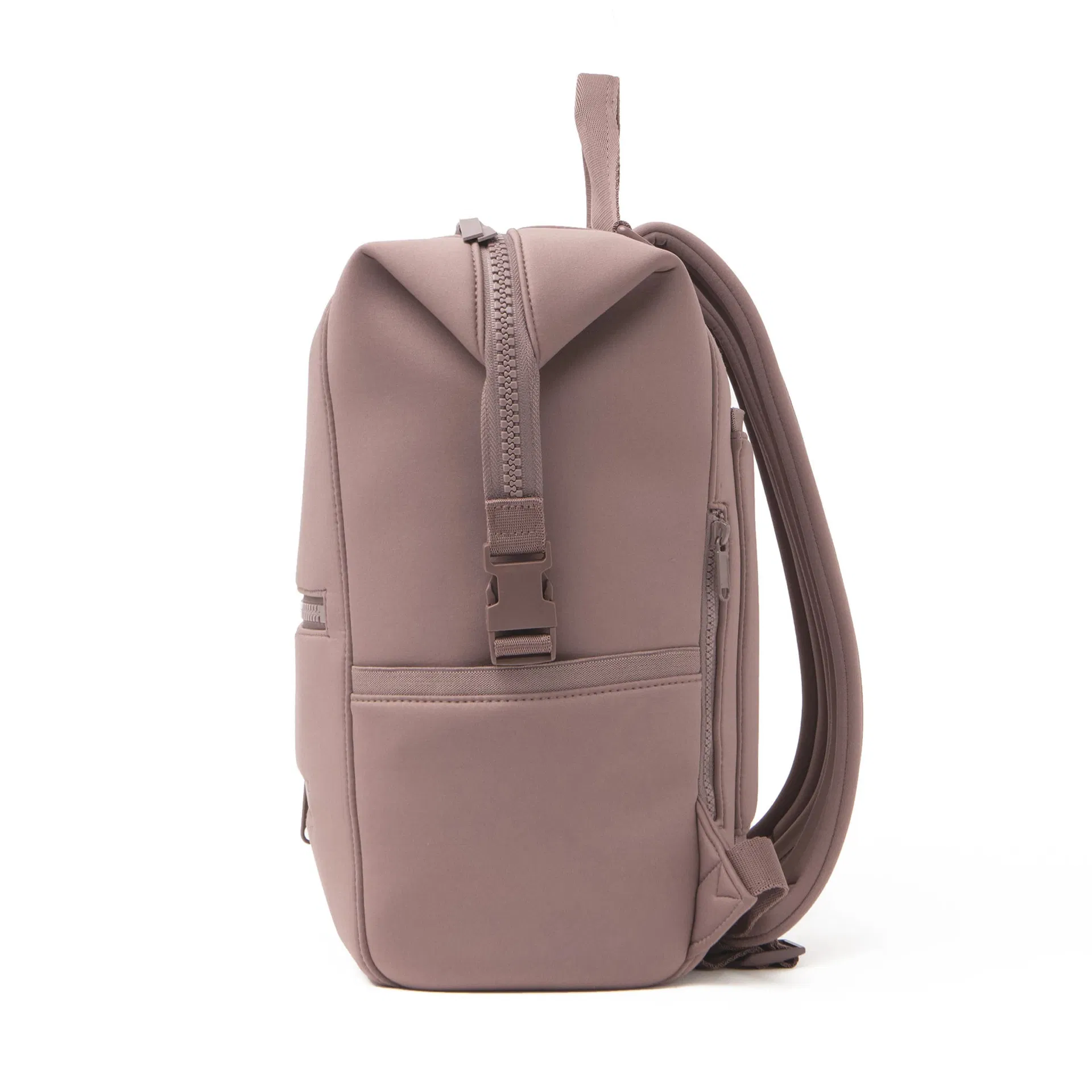 Custom Pink Neoprene Diaper Backpack with Changing Pad and Organizer Pockets