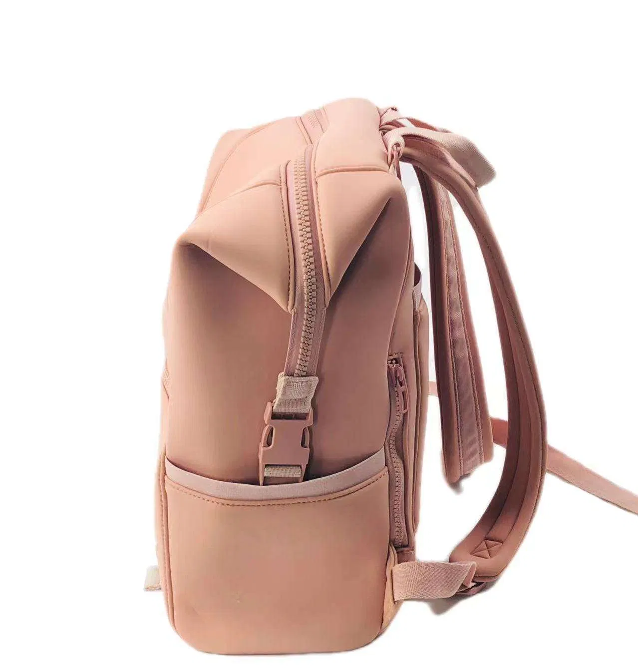 Custom Neoprene Diaper Backpack with Front Zipper Pockets