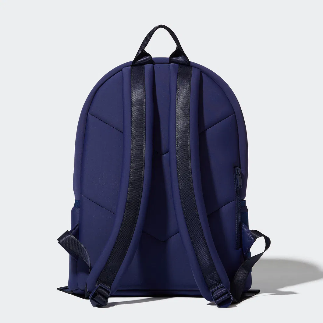 Custom Neoprene Daily Backpack with Front Zipper Pocket and Adjustable Straps