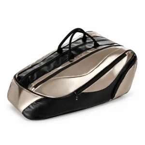 Custom PU Tennis Racket Bag with Multiple Compartments and Carry Handles