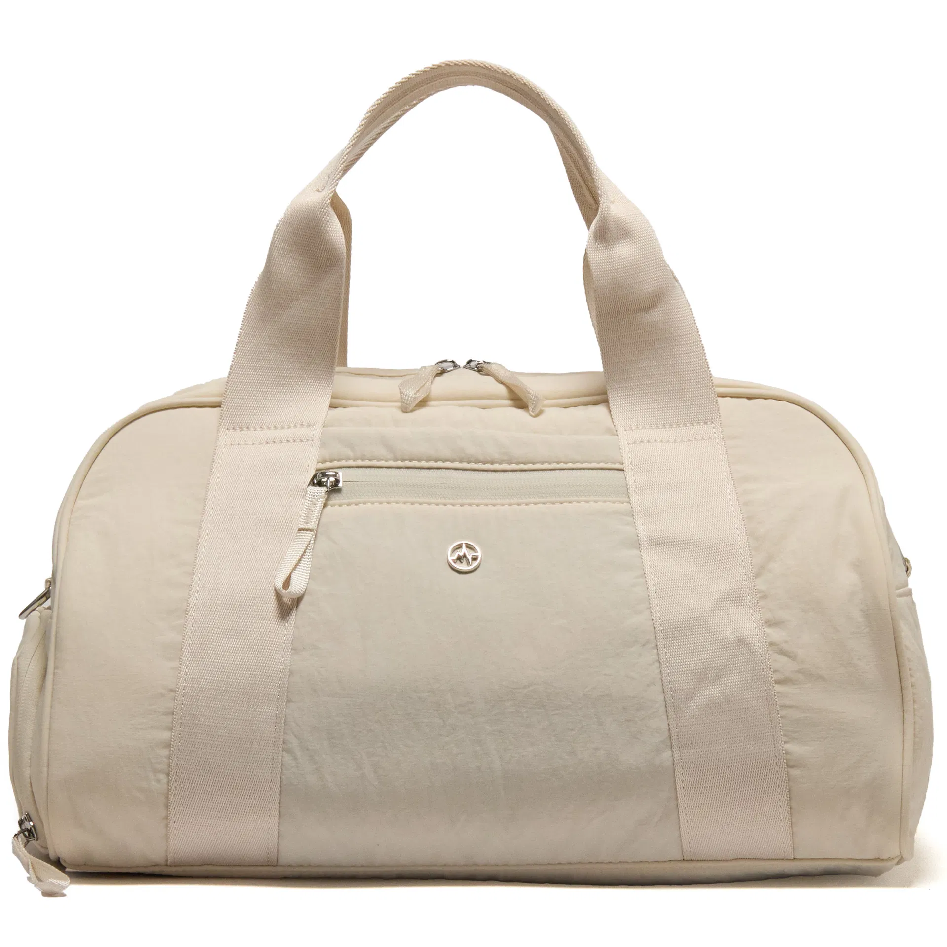 Custom Polyester Travel Duffel Bag with Ventilated Shoe Compartment and Shoulder Strap