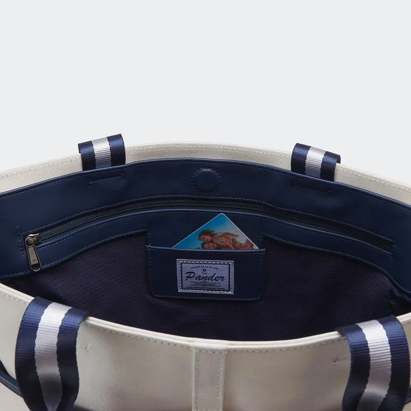 Custom Canvas Tennis Tote Bag with Removable Racket Pocket
