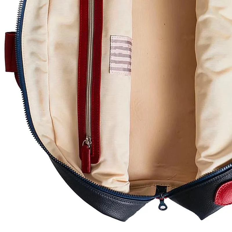 Custom PU Leather Weekender Duffel Bag with Separate Bottom Compartment