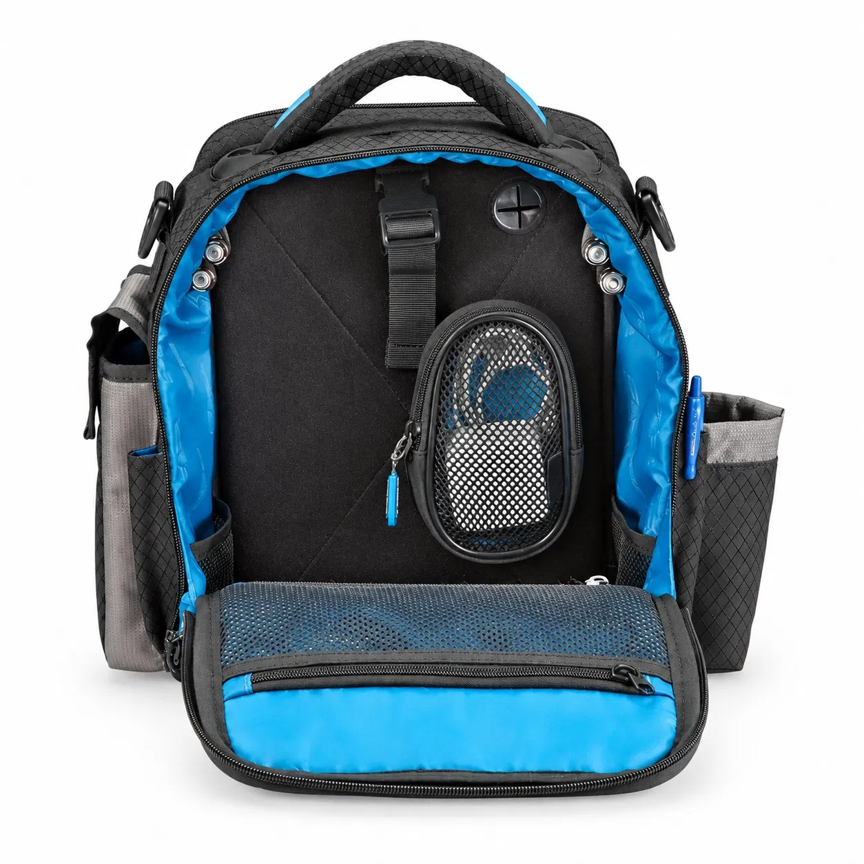 Custom Polyester Pilot Flight Bag with Headset Storage and Front Organizer
