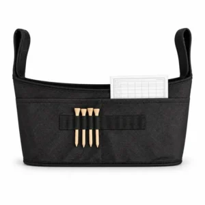 Custom Golf Cart Organizer Bag with Adjustable Dividers and Tee Holders