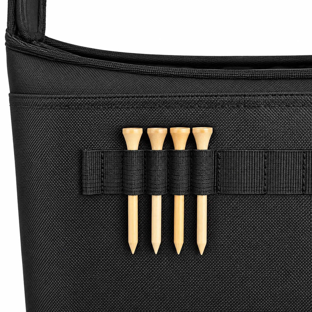 Custom Golf Cart Organizer Bag with Adjustable Dividers and Tee Holders