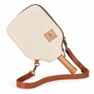 Custom Pickleball Paddle Cover Bag with Shoulder Strap and Back Pocket