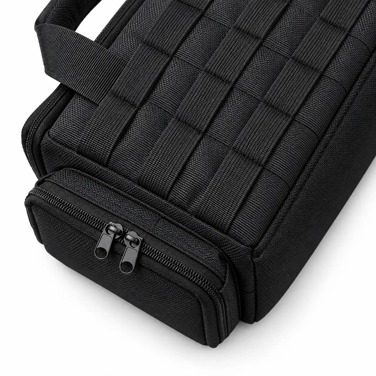 Custom Polyester Equipment Tool Bag with Webbing Panels and Shoulder Strap