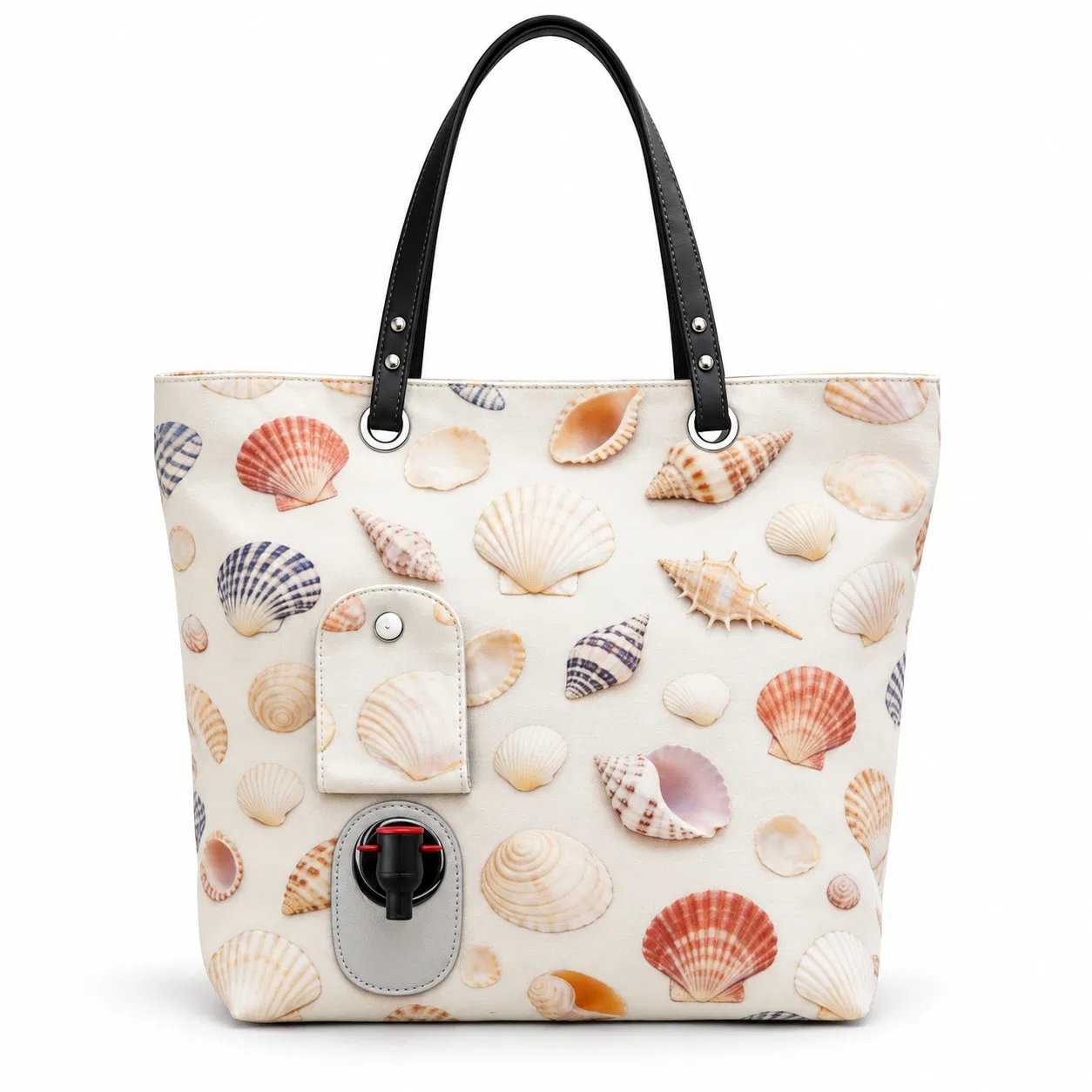 Custom Printed Oxford Insulated Wine Bag with Dispenser Valve and Handles