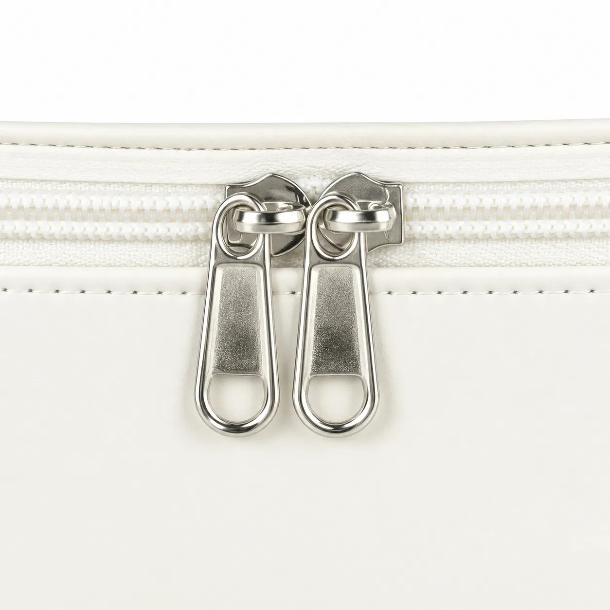 Custom PU Nail Organizer Bag with Double Compartments and Carry Handle