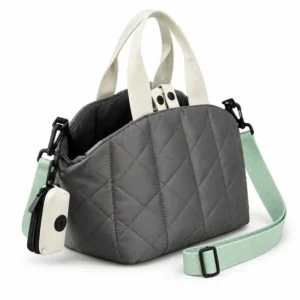 Custom Quilted Polyester Pet Carrier Tote Bag with Shoulder Strap