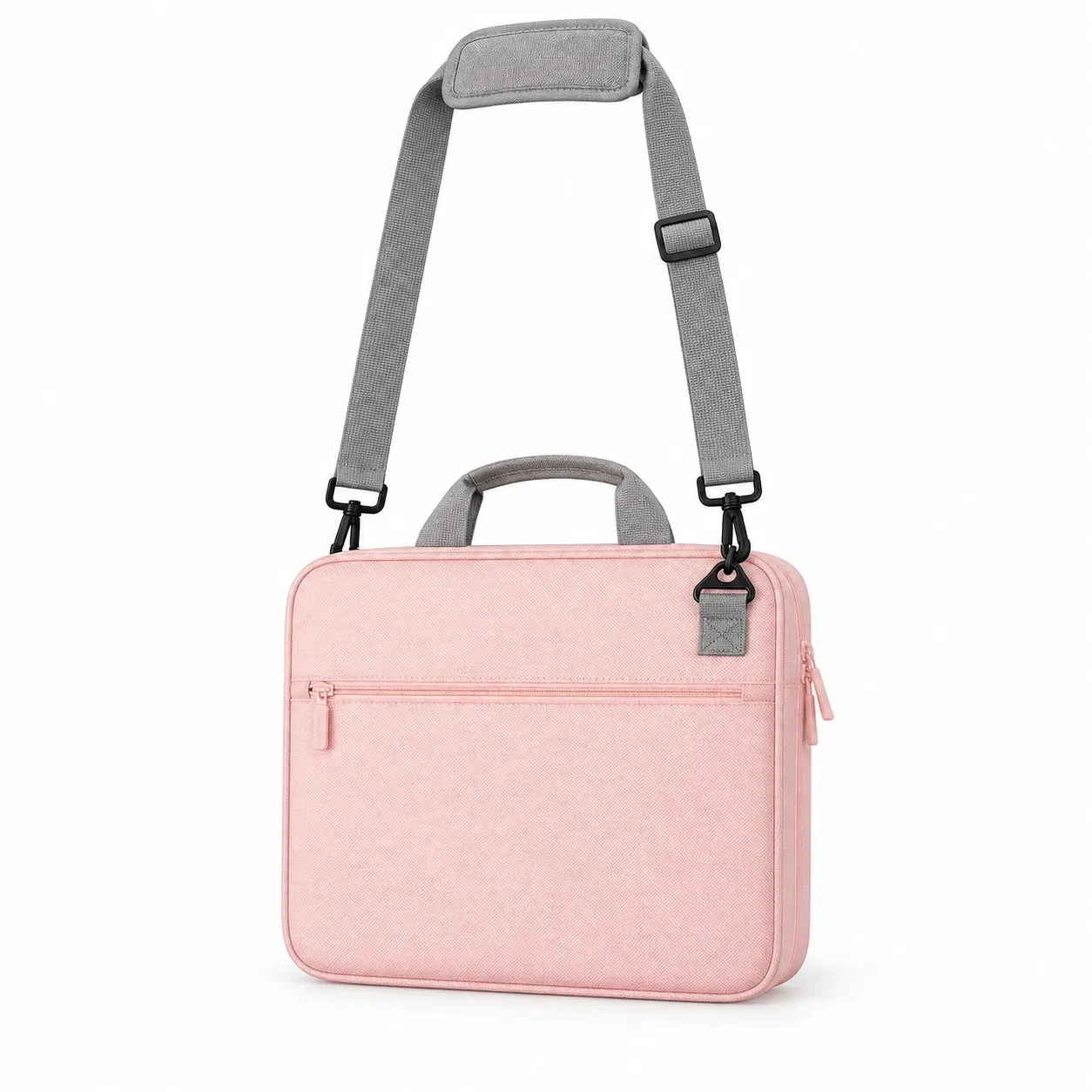 Custom Polyester Three Ring Zipper Binder Bag with Shoulder Strap
