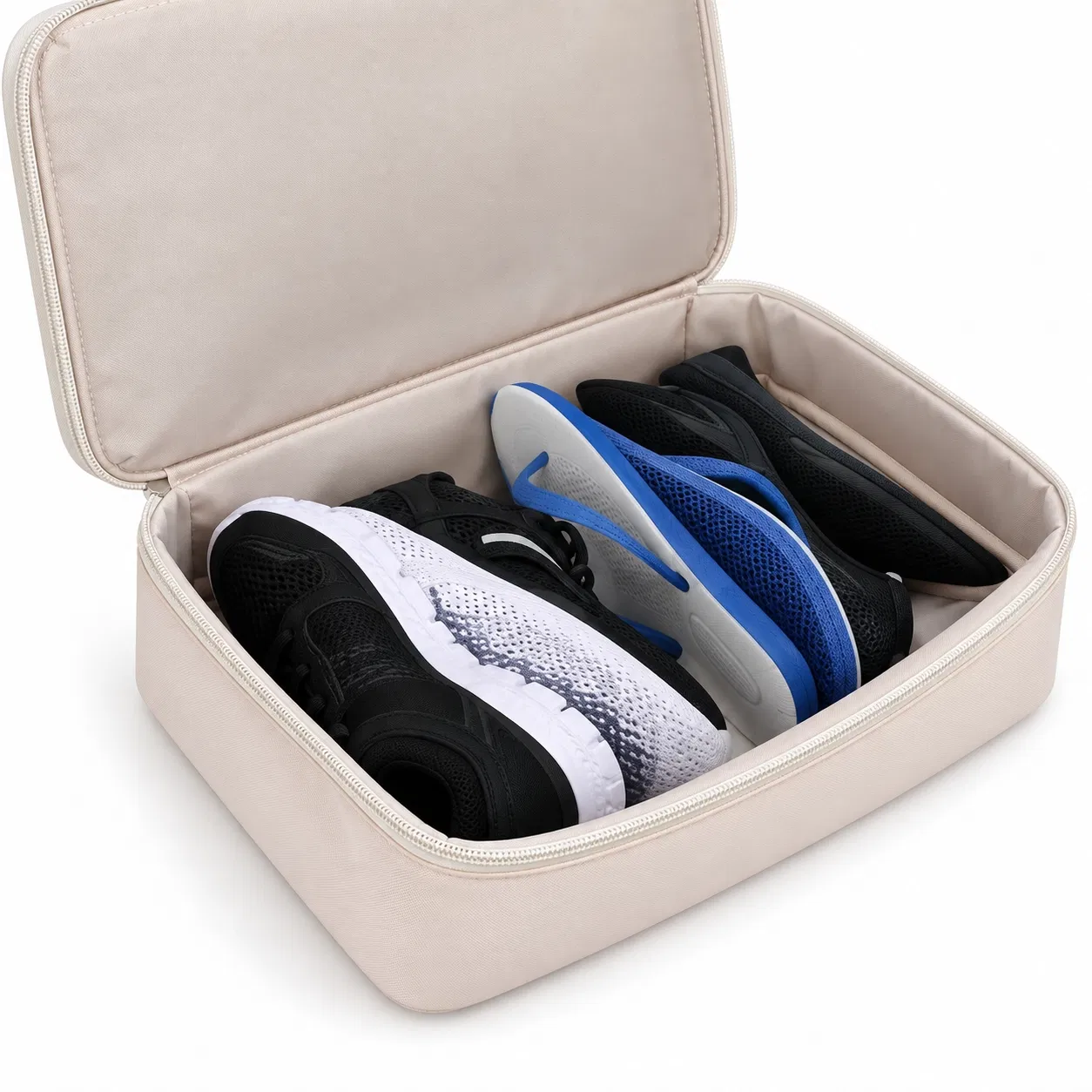 Polyester Weekender Duffel Bag with Bottom Shoe Compartment for Short Trips