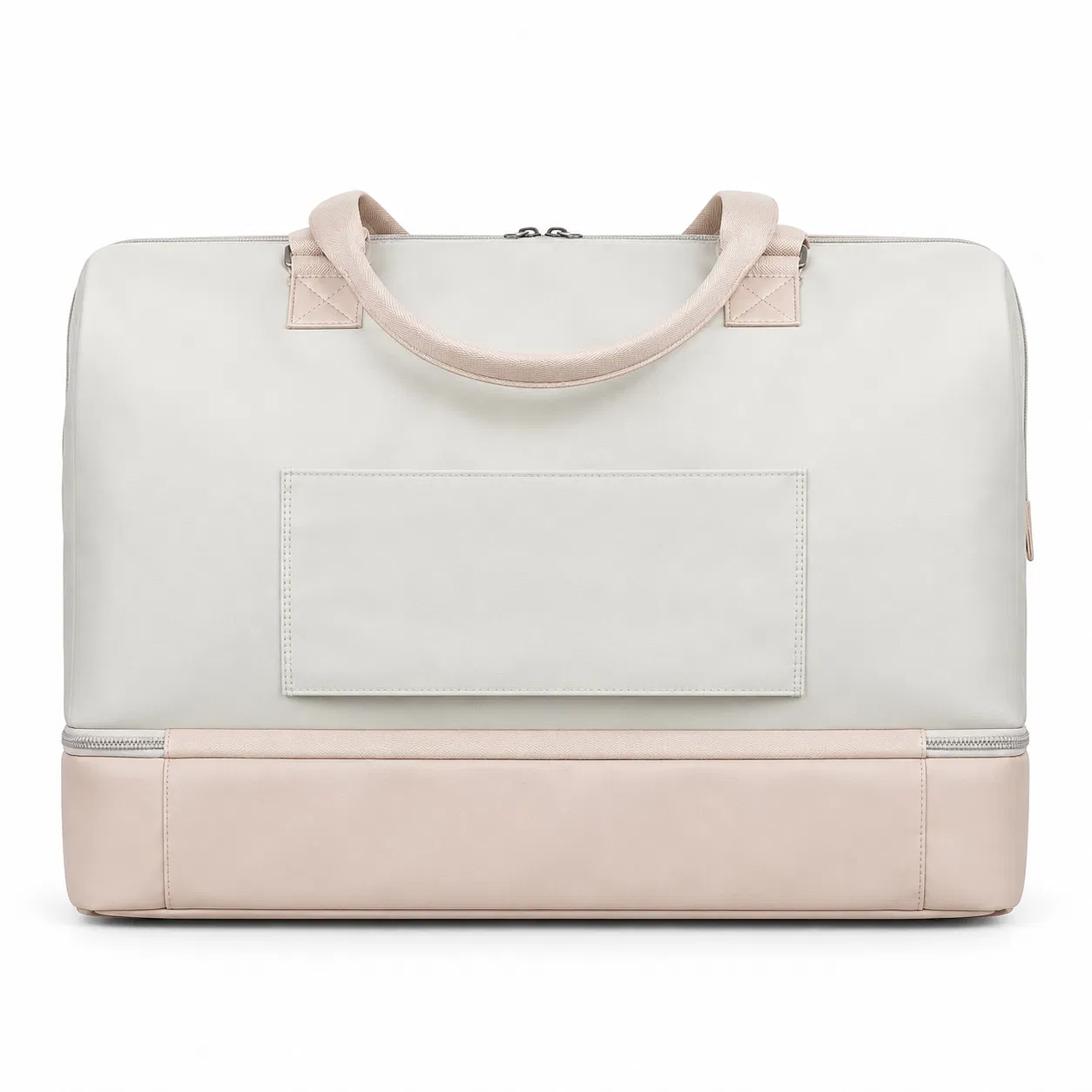 Polyester Weekender Duffel Bag with Bottom Shoe Compartment for Short Trips