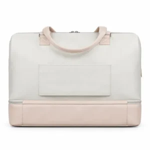 Polyester Weekender Duffel Bag with Bottom Shoe Compartment for Short Trips