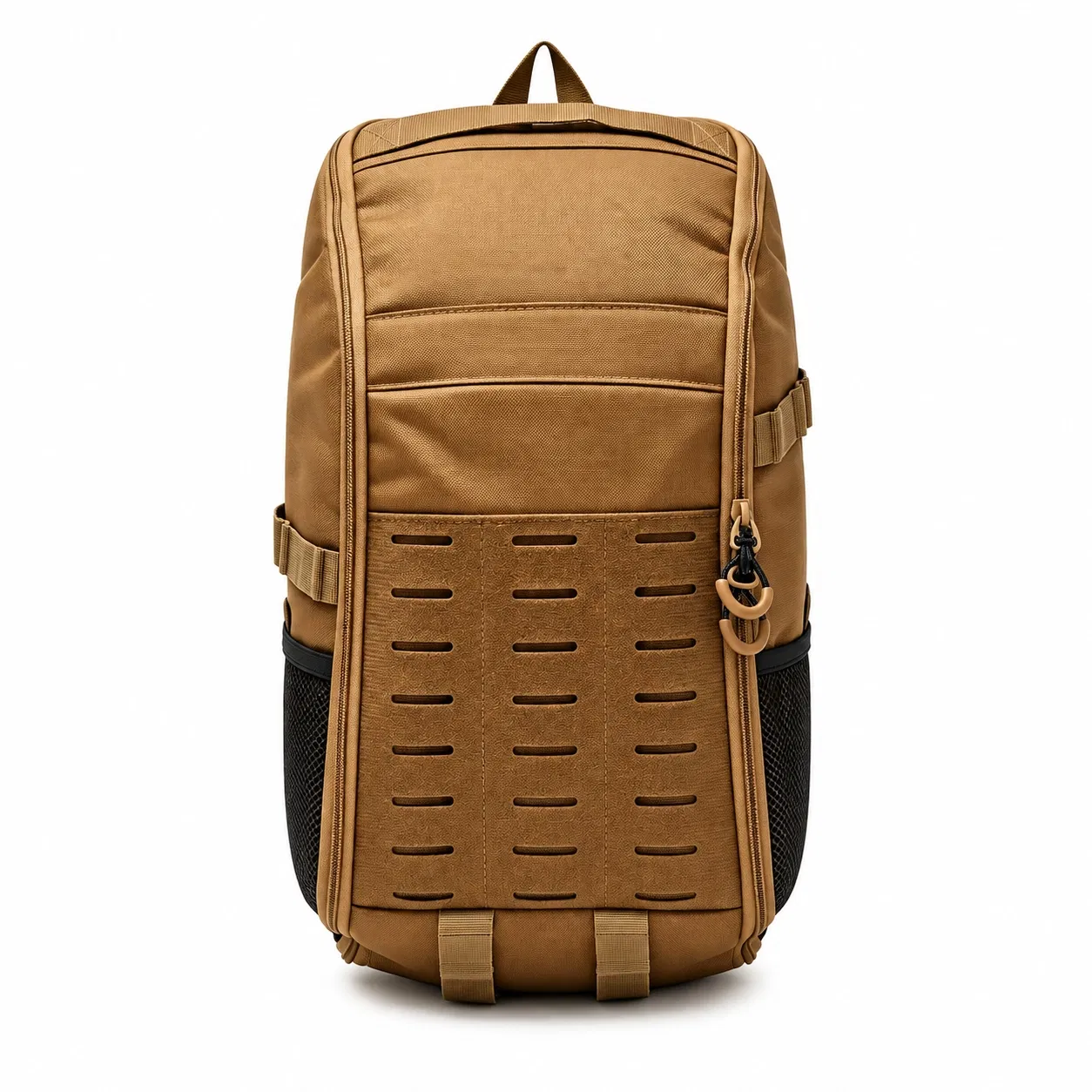 Custom Polyester Sling Chest Bag with Slotted Front Panel and Mesh Pocket