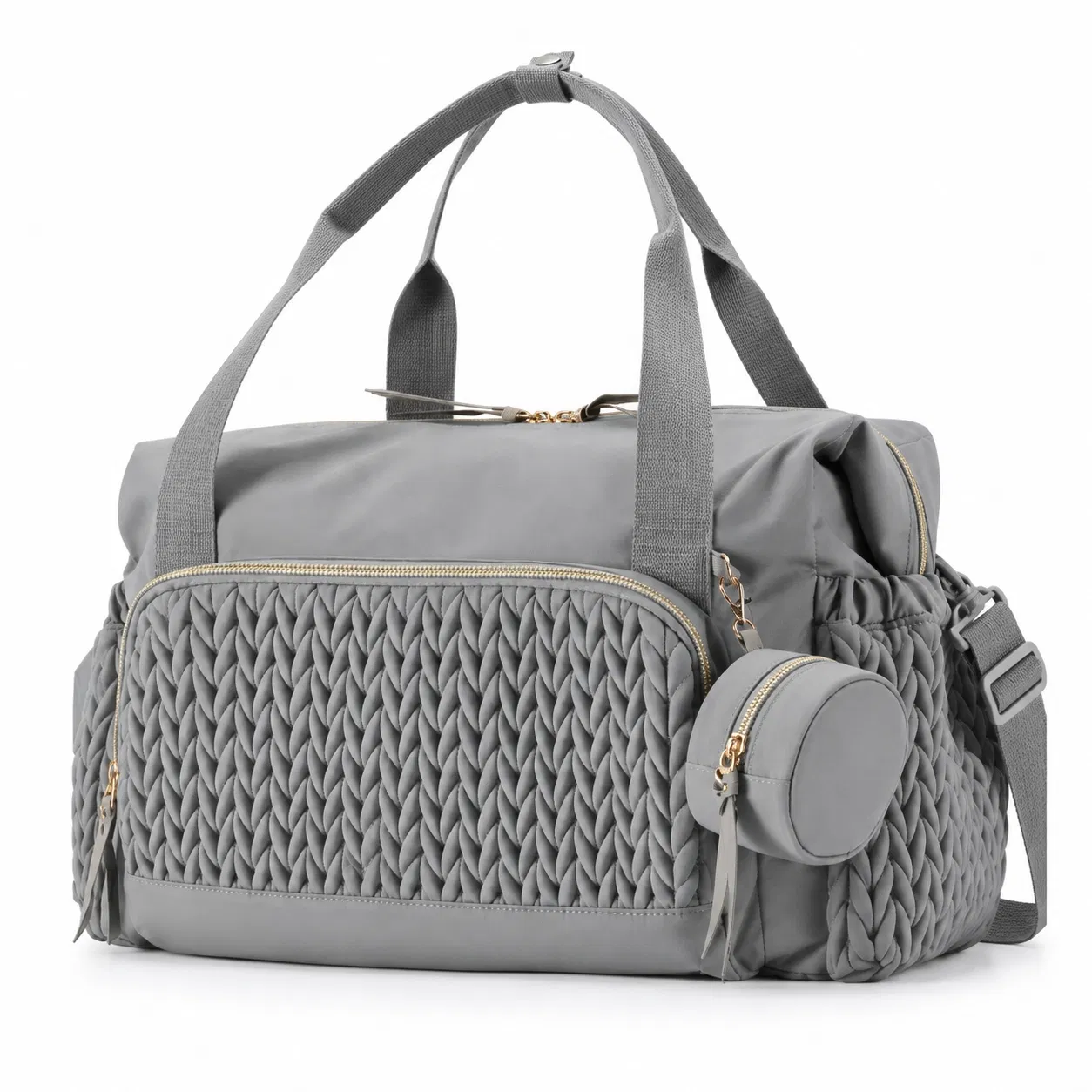 Expandable Large Capacity Diaper Tote for Hospital and Family Travel