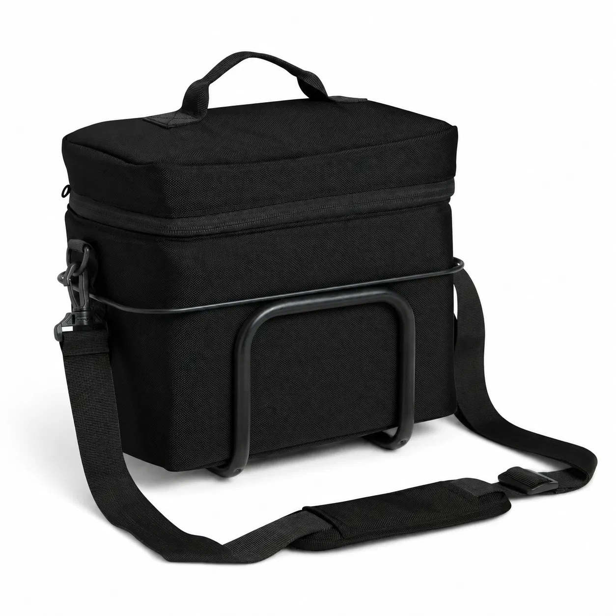 Custom Oxford Lunch Cooler Bag with Shoulder Strap and Zip Lid
