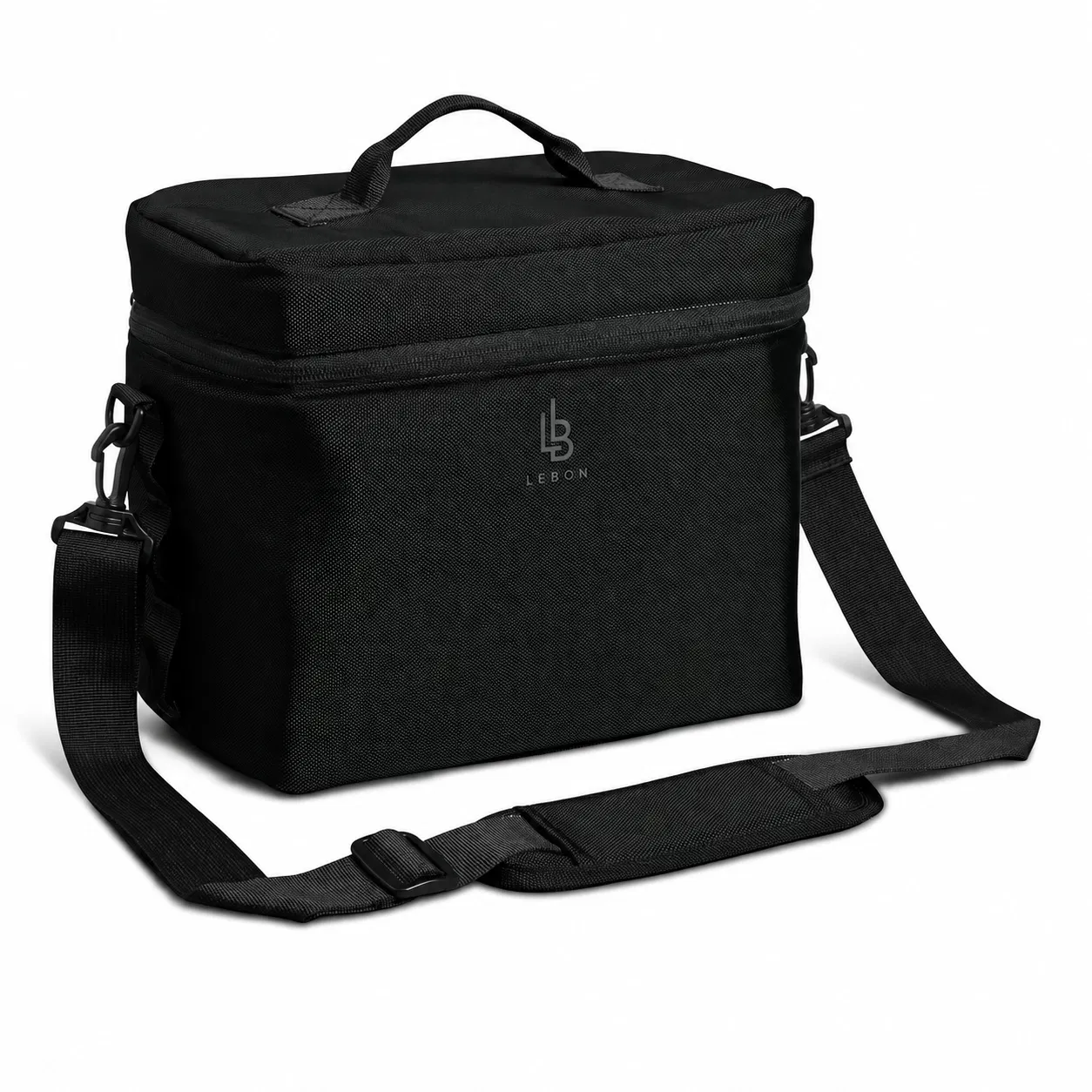 Custom Oxford Lunch Cooler Bag with Shoulder Strap and Zip Lid