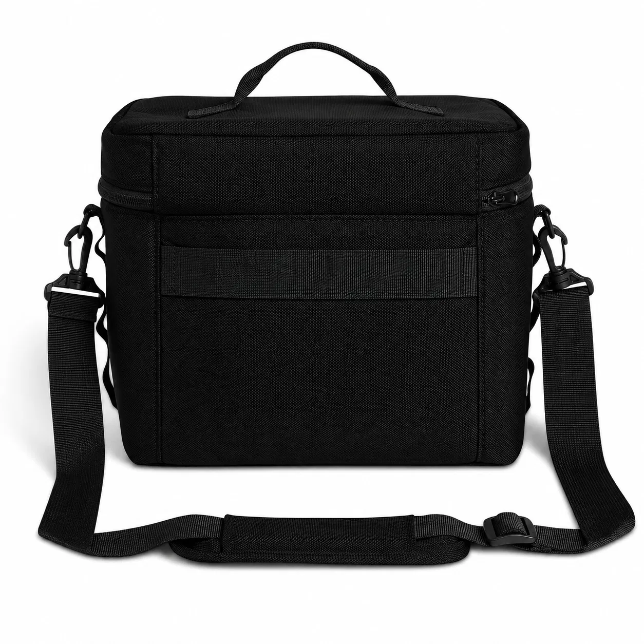 Custom Oxford Lunch Cooler Bag with Shoulder Strap and Zip Lid