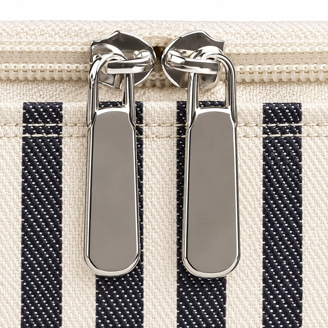 Custom Striped Wine Cooler Bag with Top Handle and Shoulder Strap