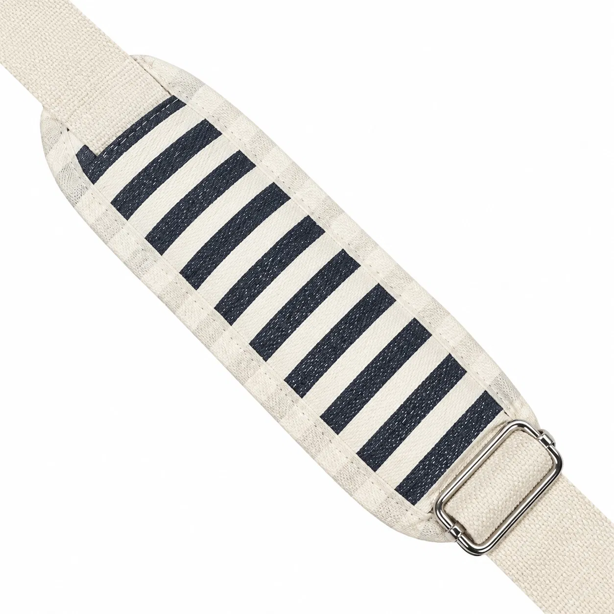 Striped Insulated Wine Bottle Carrier with Zipper and Shoulder Strap