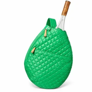 Custom Quilted Polyester Tennis Sling Bag with Adjustable Shoulder Strap