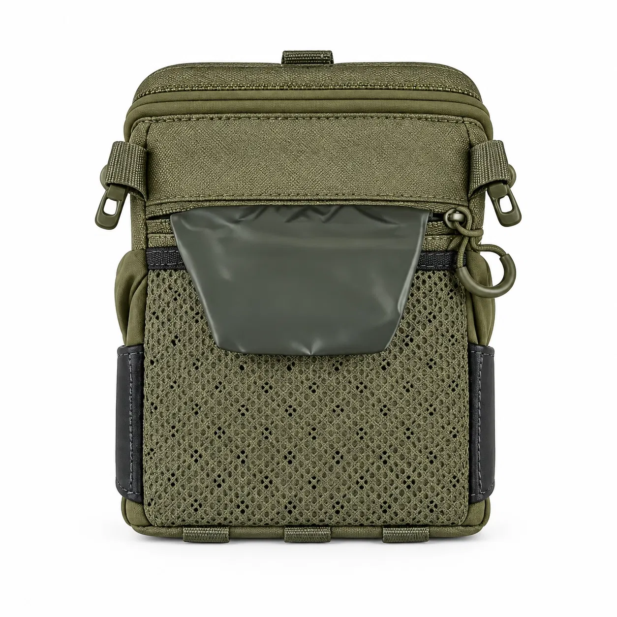 Polyester Binocular Harness Chest Bag with Adjustable Straps and Mesh Pocket