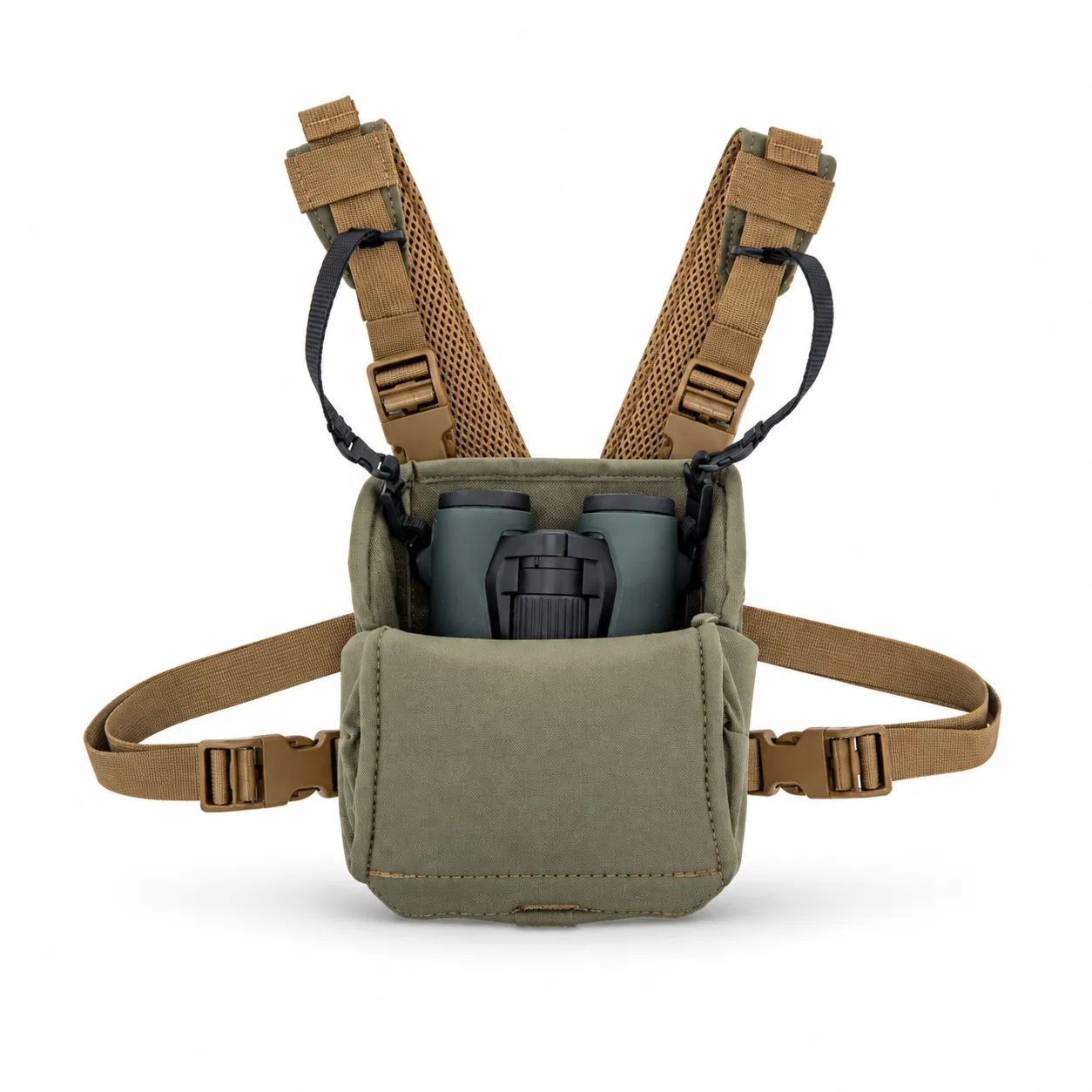 Adjustable Camouflage Binocular Harness Bag for Hunting