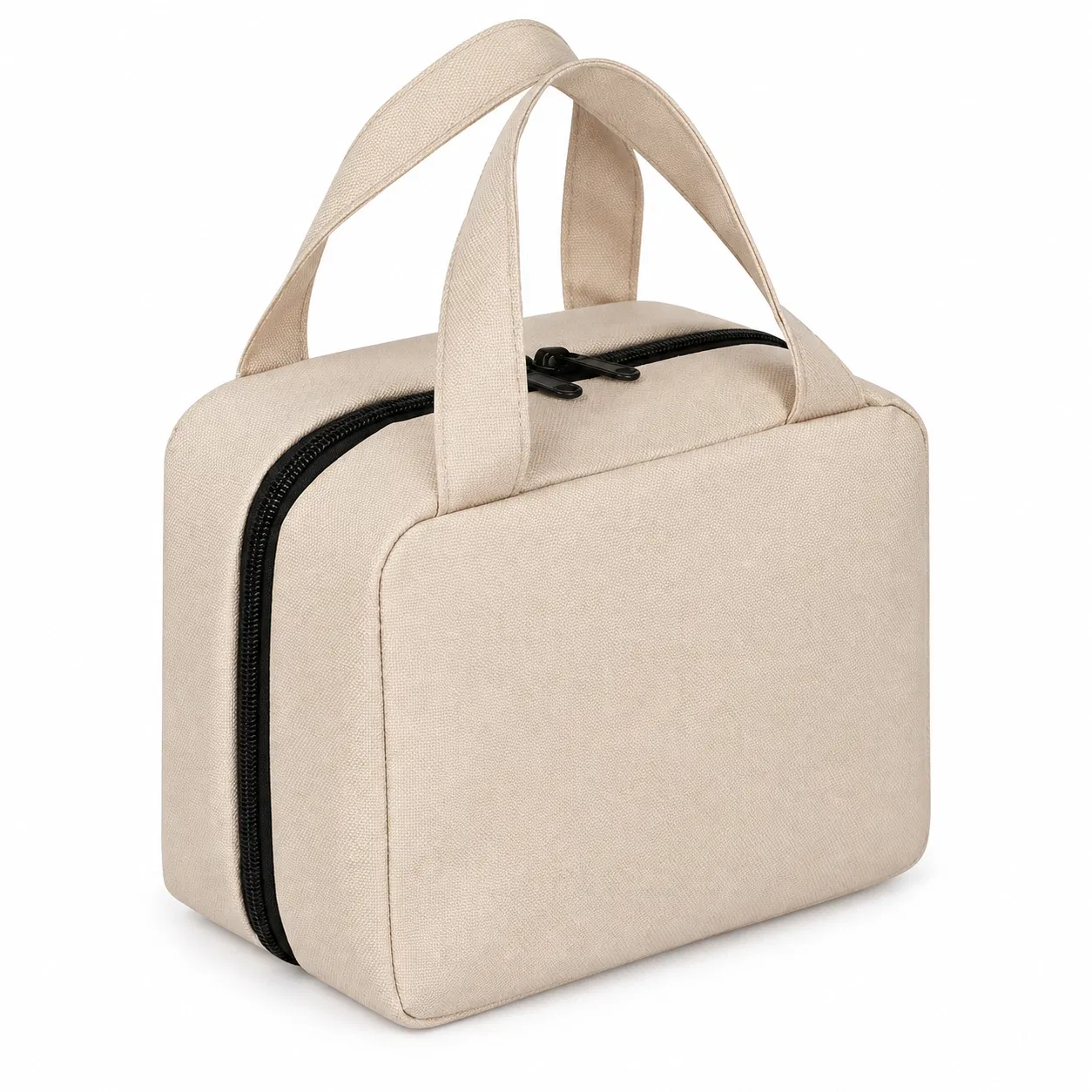 Hanging Toiletry Bag with Multiple Compartments and Carry Handles