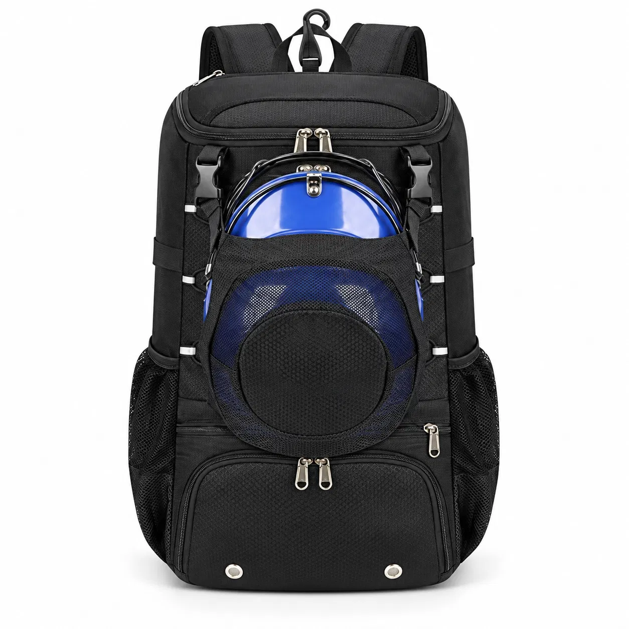 Custom Oxford Baseball Backpack with Bat Holders Helmet Carrier and Shoe Compartment