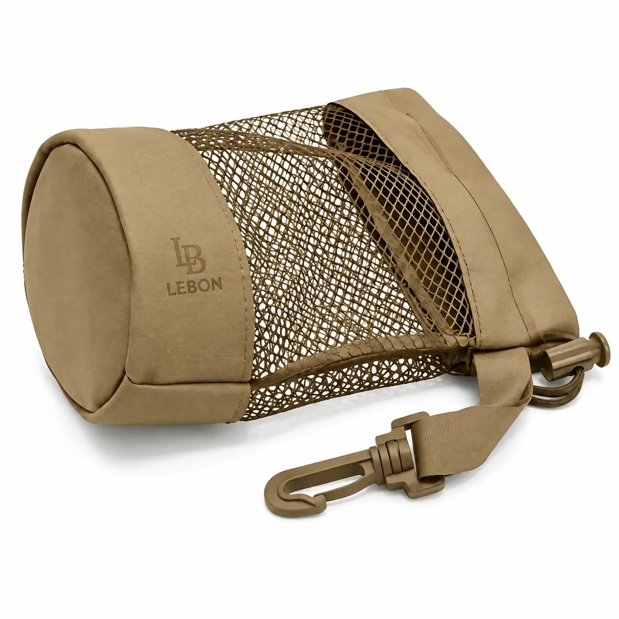 Polyester Mesh Golf Ball Storage Bag with Retractable Strap