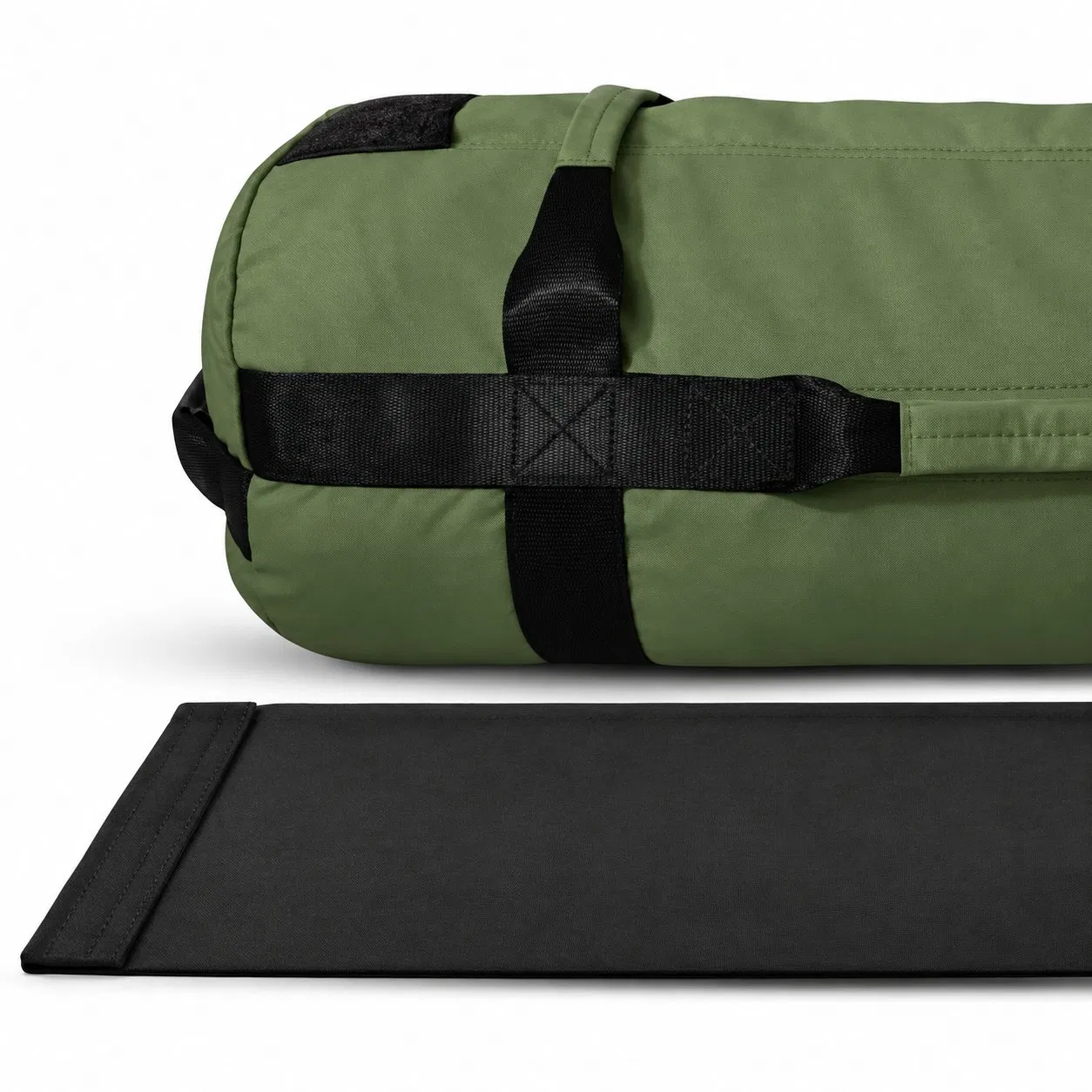 Olive Green Adjustable Weight Training Sandbag with Soft Carry Handles