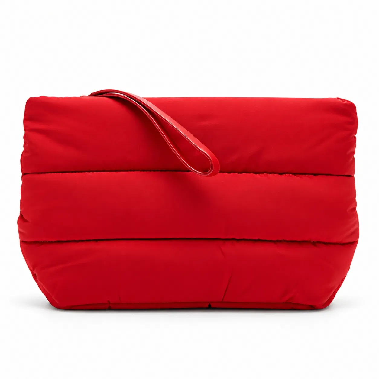 Custom Quilted Cosmetic Bag Puffy Travel Makeup Pouch with Zip Closure