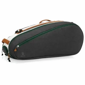 Custom Nylon Tennis Racket Bag with Separate Shoe Compartment and Carry Straps