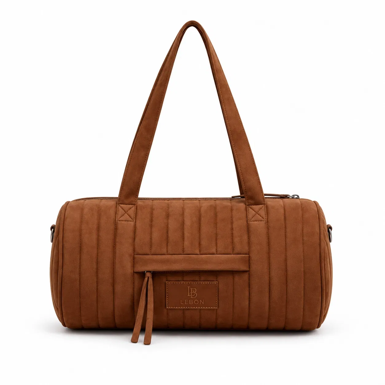 Logo Large Quilted Tennis Racket Duffle Tote Gym Bag